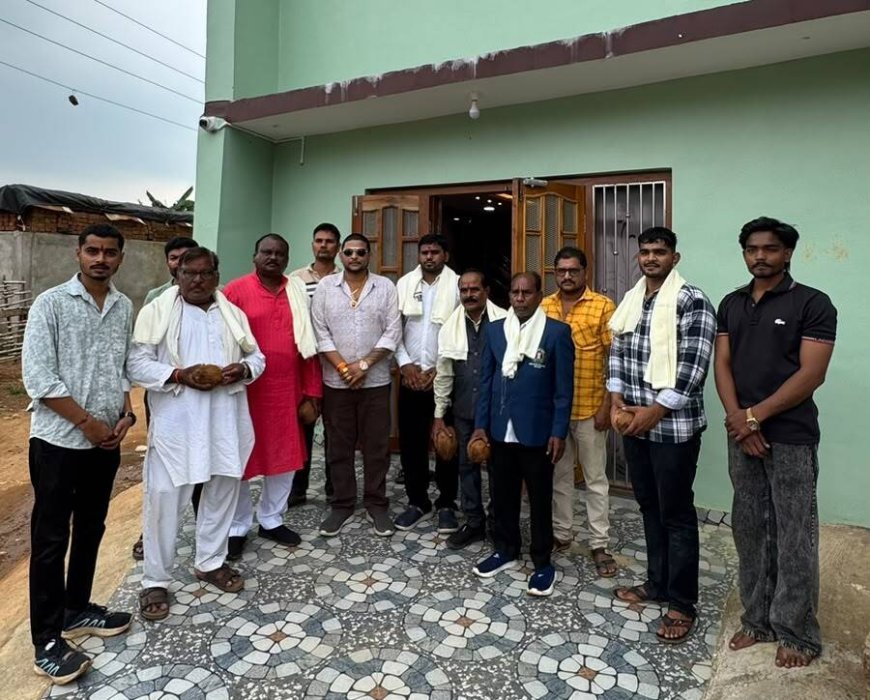 अटल भारतीय हिंदू फाउंडेशन के प्रदेश अध्यक्ष हितेश महेश सिन्हा से मिले लक्ष्मण पहलवान