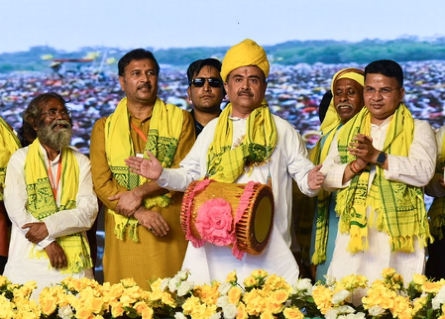 पुरुलिया में कुर्मी आंदोलन से जुड़े सभी मामलों की वापसी का ऐलान, शुभेंदु अधिकारी ने की कई घोषणाएं