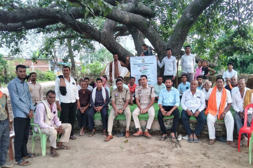 कबीरधाम पुलिस का गांव-गांव जनसंवाद अभियान, जन चौपाल और चलित थाने से सुनी ग्रामीणों की समस्याएं
