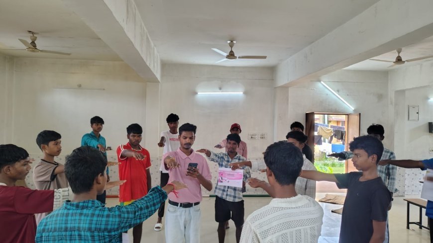 नशामुक्ति के संकल्प के लिए युवाओं ने बनाया ‘संकल्प चक्र’, जागरूकता का दिया संदेश