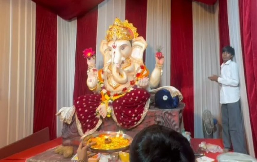 सिकोलाभाठा में श्री सिद्धि विनायक गणेशोत्सव समिति ने कराया भव्य महाआरती का आयोजन