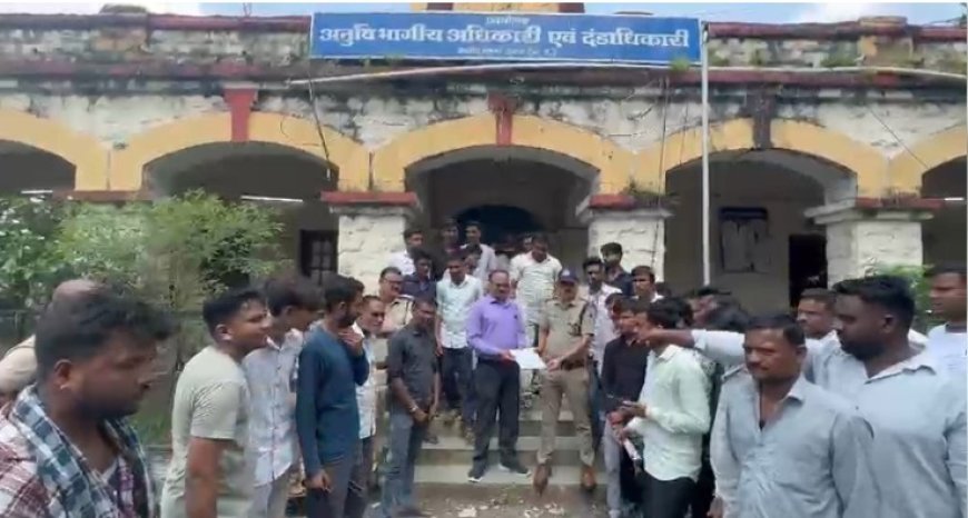 डोकाकुई में शराब बिक्री बंद कराने ग्रामीणों ने उठाई आवाज, तहसीलदार को सौंपा आवेदन
