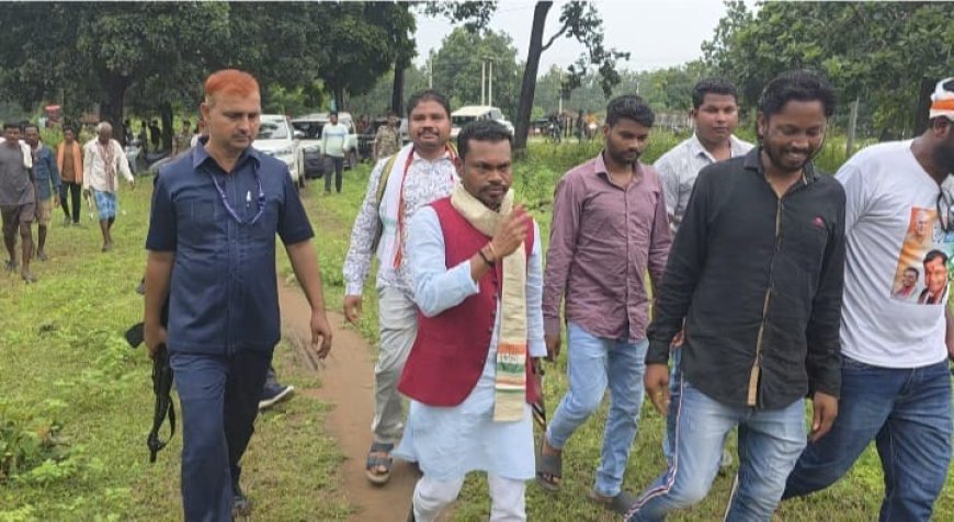 बेदेरे पहुंचा कांग्रेस का हस्ताक्षर अभियान, आदिवासी मामलों की समीक्षा की मांग