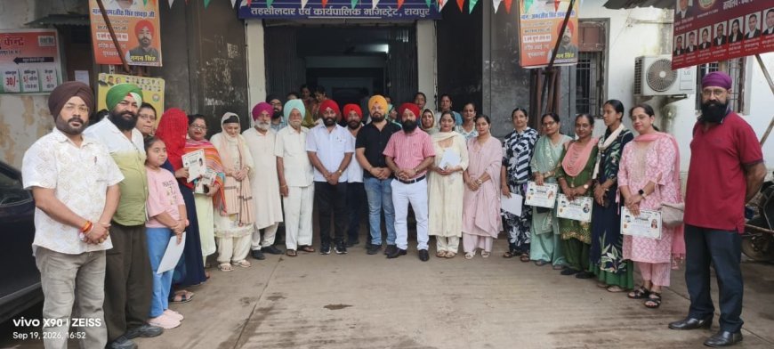 प्रदेशभर के 125 से अधिक सिख शिक्षकों का सम्मान, छत्तीसगढ़ सिख काउंसिल ने किया सम्मानित