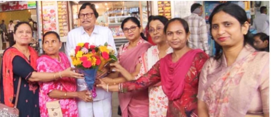 दी बुद्धिस्ट सोसायटी ऑफ इंडिया के ट्रस्टी चेयरमैन चन्द्रबोधि पाटील का रायपुर स्टेशन पर स्वागत