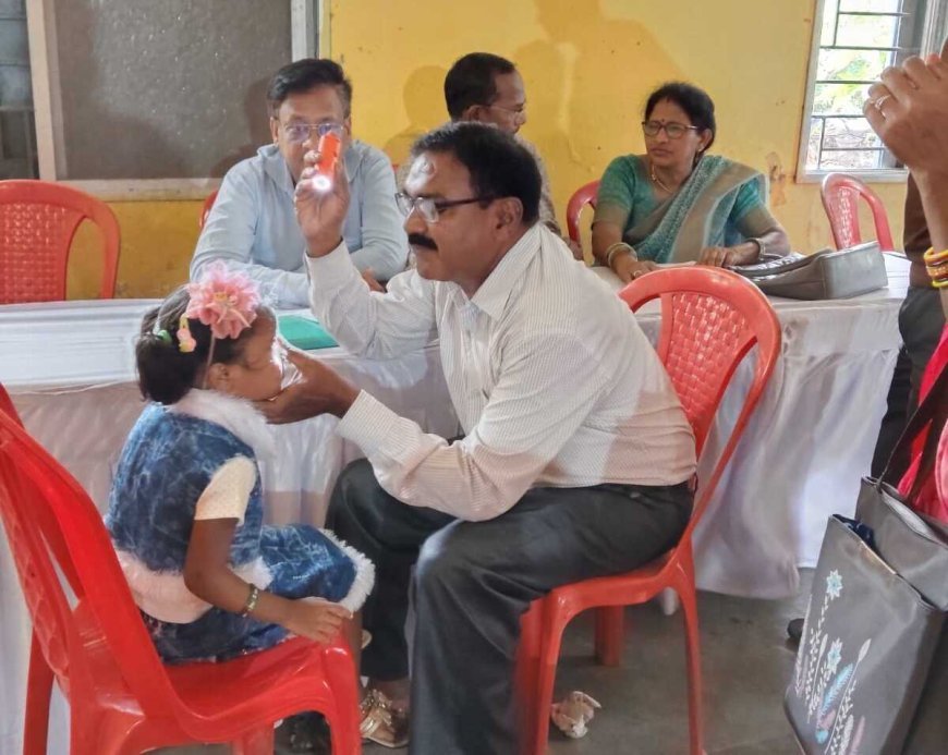 रायगढ़ में 1,223 मोतियाबिंद ऑपरेशन, 19,492 स्कूली बच्चों की हुई नेत्र जांच
