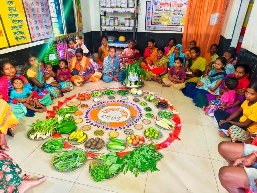 बच्चों की थाली बनी सामूहिक जिम्मेदारी, आंगनबाड़ी केंद्रों में पोषण और स्वच्छता पर जोर