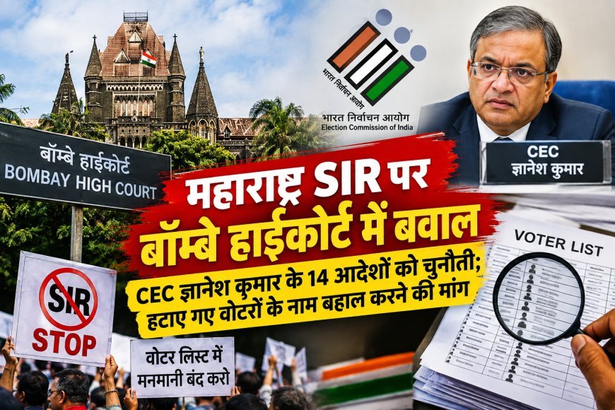 महाराष्ट्र SIR पर बॉम्बे हाईकोर्ट में बवाल, CEC ज्ञानेश कुमार के 14 आदेशों को चुनौती; हटाए गए वोटरों के नाम बहाल करने की मांग