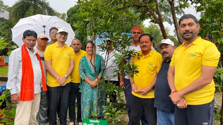 सेवा संकल्प अभियान 2026 के तहत रायपुर में 3500 से अधिक पौधों का रोपण