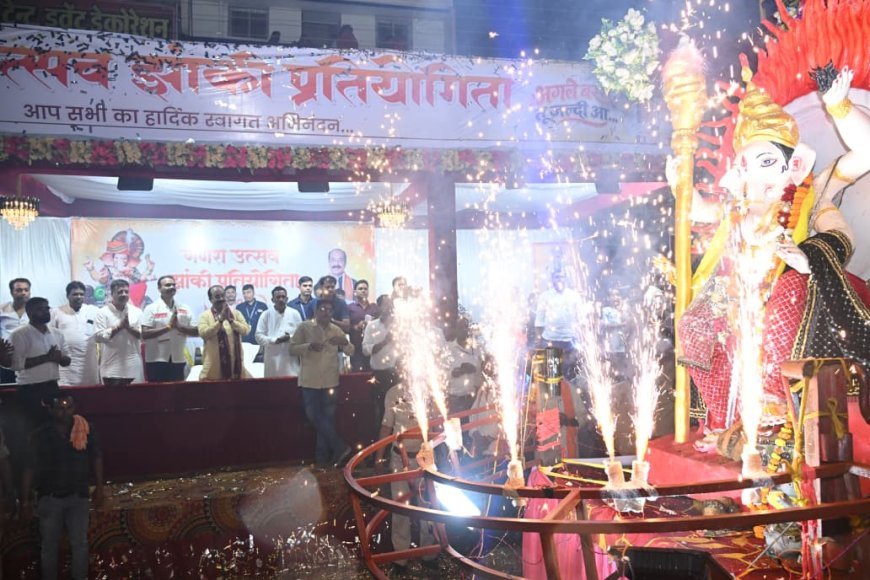 लोरमी में निकली गणेश विसर्जन की भव्य झांकी, उप मुख्यमंत्री अरुण साव ने किया स्वागत-अभिनंदन