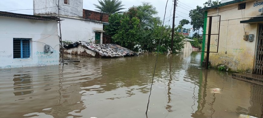 तांदुला नदी किनारे निचली बस्ती में भरा पानी, लोगों को सुरक्षित जगह पहुंचाने की तैयारी