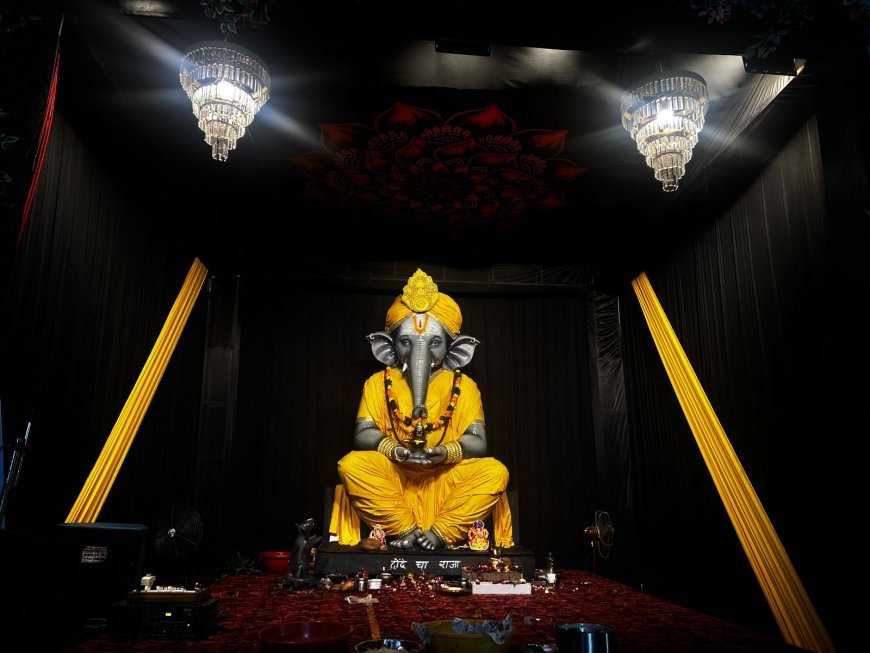 गणेश चतुर्थी पर भक्तिमय हुआ दोंदे, 5 भव्य धुमाल के साथ निकली गणपति विसर्जन झांकी