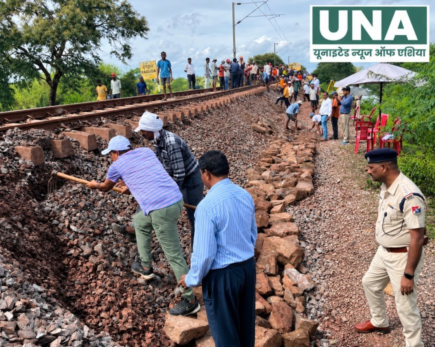 भारी बारिश से रेलवे ट्रैक प्रभावित, लाटाबोड़-गुंडरदेही के बीच 5 ट्रेनों का परिचालन रद्द या प्रभावित