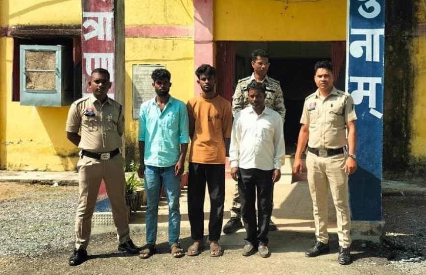 जमीन रजिस्ट्री के नाम पर फर्जी चेक से धोखाधड़ी, दामापुर पुलिस ने तीन आरोपियों को किया गिरफ्तार