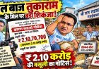 रील बाज तुकाराम के मिल पर ₹2.10 करोड़ का घोटाला