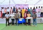 सेवा संकल्प अभियान: शामपुर में मत्स्य हितग्राहियों को वितरित किए गए मछली पकड़ने के जाल