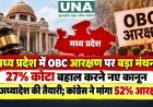 मध्य प्रदेश में OBC आरक्षण पर बड़ा मंथन, 27% कोटा बहाल करने नए कानून या अध्यादेश की तैयारी; कांग्रेस ने मांगा 52% आरक्षण