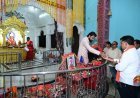 कवर्धा में मां महामाया और मां विंध्यवासिनी के दर्शन करने पहुंचे उप मुख्यमंत्री विजय शर्मा, प्रदेश की खुशहाली की कामना की