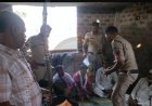 कन्नौद में घर की छत पर चल रहा था जुए का खेल, दीवार फांदकर पुलिस ने 6 आरोपियों को पकड़ा