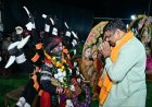 दुर्गा पंडालों में पहुंचे कैबिनेट मंत्री गजेन्द्र यादव, माता रानी के दर्शन कर दीं नवरात्रि की शुभकामनाएं