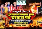 ग्राम तुलसी (नेवरा) में धूमधाम से मनाया गया दशहरा पर्व, युवाओं और ग्रामीणों ने किया रावण दहन