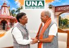 सांसद बृजमोहन अग्रवाल ने मां दंतेश्वरी के किए दर्शन, जगदलपुर में केदार कश्यप और महेश कश्यप से की मुलाकात