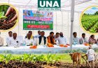 नगरी के घुटकेल में जैविक कृषि मेला, किसानों को रासायनिक खाद से होने वाले नुकसान की दी गई जानकारी