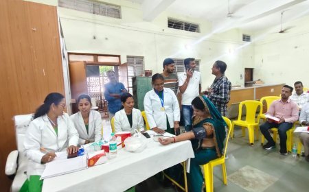 नगर पालिका अमरवाड़ा में सफाई मित्रों का स्वास्थ्य परीक्षण, सम्मान के साथ सुरक्षा की दी जानकारी