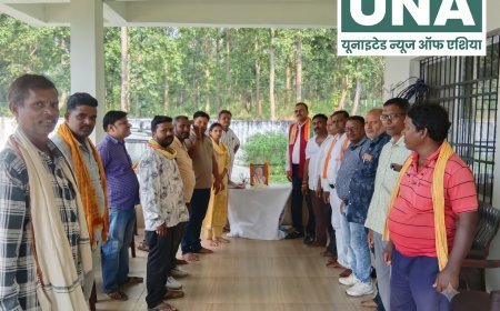 बलरामपुर राजीव भवन में मनाई गई पूर्व प्रदेश कांग्रेस अध्यक्ष परशुराम भारद्वाज की जयंती