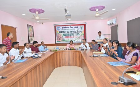 कृषि आधारित उद्यमों से स्वरोजगार की दिशा में आगे बढ़ें युवा: कलेक्टर तुलिका प्रजापति