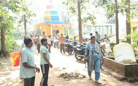 सेवा संकल्प अभियान के तहत जटायु शीला मंदिर परिसर में स्वच्छता अभियान