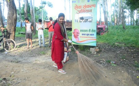 सेवा संकल्प में मंत्री लक्ष्मी राजवाड़े ने थामी झाड़ू, श्रमदान से दिया स्वच्छता का संदेश