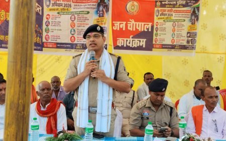 खारा गांव में कबड्डी प्रतियोगिता के साथ पुलिस जन चौपाल, एसपी जितेन्द्र कुमार यादव ने ग्रामीणों से किया संवाद