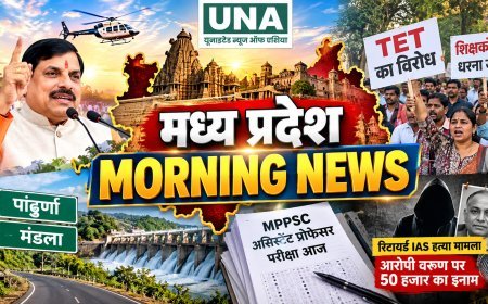 पांढुर्णा-मंडला दौरे पर CM मोहन यादव, TET के विरोध में शिक्षकों का धरना जारी, असिस्टेंट प्रोफेसर परीक्षा आज