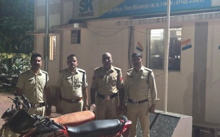 छिंदवाड़ा में मोटरसाइकिल चोरी का खुलासा, दो आरोपियों से 1.20 लाख की दो बाइक जब्त
