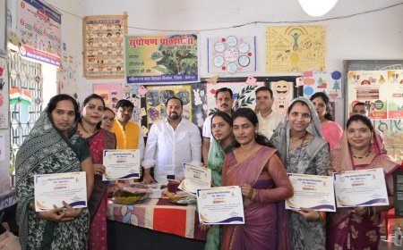 बेमेतरा में आंगन मिलन उत्सव, विधायक दीपेश साहू ने कराई गर्भवती माताओं की गोद भराई और बच्चों का अन्नप्राशन