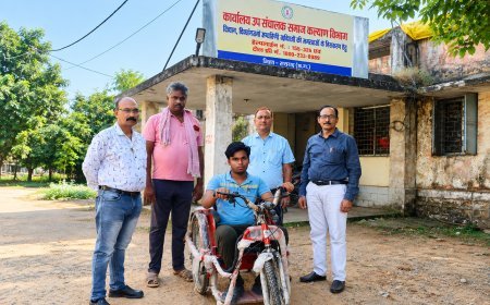 मोटराइज्ड ट्राइसाइकिल से आसान हुई हिमेश की राह, पढ़ाई और आत्मनिर्भरता को मिला संबल