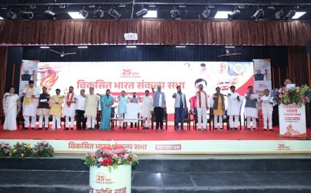 सेवा ज्योति यात्रा से गूंजा विकसित भारत का संकल्प, मुख्यमंत्री साय के साथ शामिल हुए विधायक पुरन्दर मिश्रा