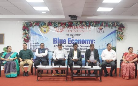 आंजनेय यूनिवर्सिटी में एआईसीटीई प्रायोजित अटल कार्यक्रम, ब्लू इकोनॉमी को सतत विकास की महत्वपूर्ण कड़ी बताया