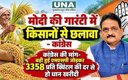 धान खरीदी पर कांग्रेस का सरकार पर हमला, 3358 रुपए प्रति क्विंटल की दर से खरीद की मांग