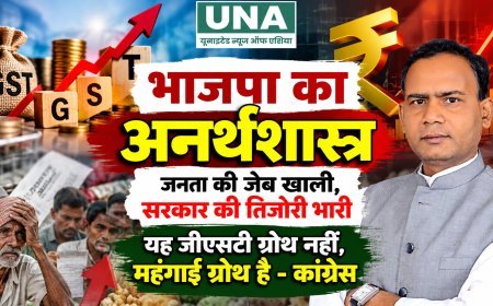 भाजपा का अनर्थशास्त्र: जनता की जेब खाली, सरकार की तिजोरी भारी—कांग्रेस