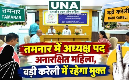 तमनार में अध्यक्ष पद अनारक्षित महिला, बड़ी करेली में रहेगा मुक्त