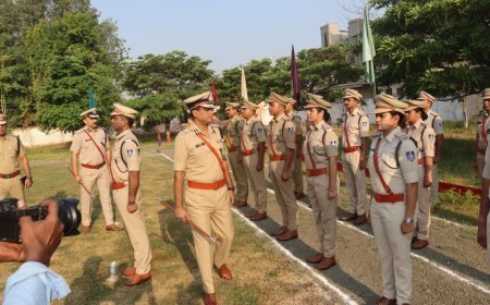 आलीराजपुर में IG अनुराग का वार्षिक निरीक्षण, क्राइम मीटिंग में लंबित मामलों की समीक्षा; साइबर ठगी रोकने जागरूकता पर जोर
