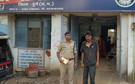 दुर्ग में 8.79 ग्राम हेरोइन के साथ पंजाब का 45 वर्षीय आरोपी गिरफ्तार, ₹1.81 लाख की सामग्री जब्त