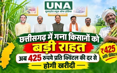 छत्तीसगढ़ में गन्ना किसानों को बड़ी राहत, अब 425 रुपये प्रति क्विंटल की दर से होगी खरीदी