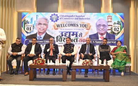रायपुर में ‘From Enterprise to Legacy’ कार्यक्रम आयोजित, व्यापारियों को बिजनेस ग्रोथ और सक्सेशन प्लानिंग की दी गई जानकारी