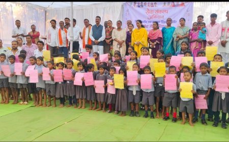 सेवा संकल्प अभियान: शामपुर और मारागांव संकुल के 113 बच्चों को मिले जाति प्रमाण पत्र