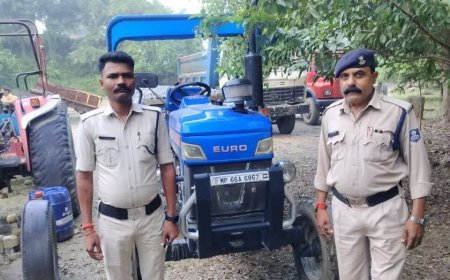 सिंगरौली में खनिजों के अवैध परिवहन पर कार्रवाई, गिट्टी, रेत और कोयले से भरी तीन ट्रैक्टर-ट्रॉलियां जब्त