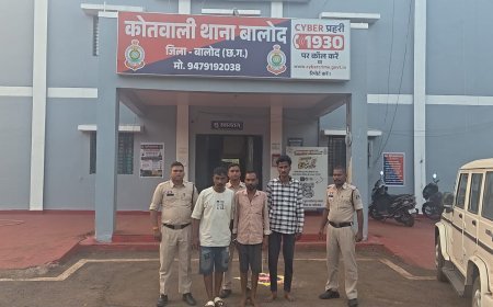 बालोद पुलिस की नशीली दवाइयों पर कार्रवाई, ट्रामाडोल की 737 कैप्सूल के साथ तीन आरोपी गिरफ्तार