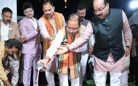 रायपुर में कैंसर उपचार केंद्र का भूमिपूजन, छत्तीसगढ़ को मेडिकल हब बनाने पर सरकार का जोर